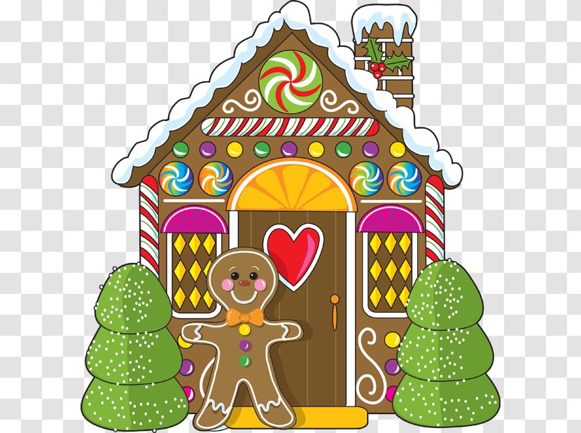 Gingerbread House Clip Art Christmas - Lebkuchen Transparent PNG