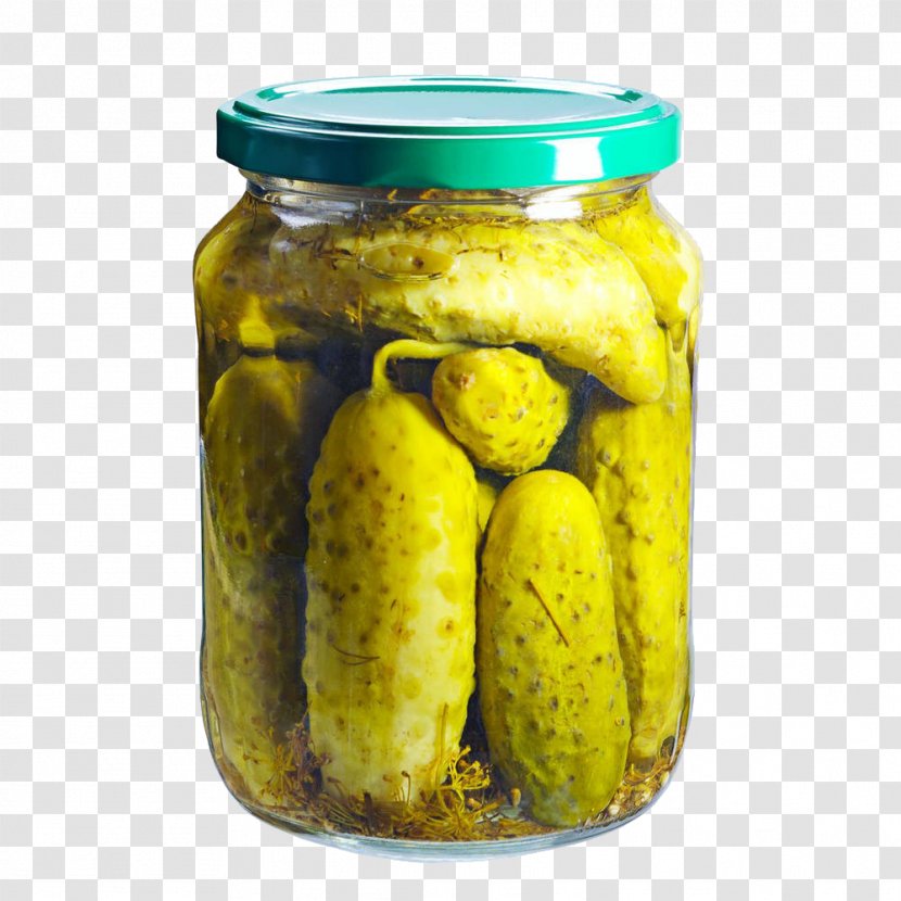 Pickled Cucumber Encurtido Conserva Food Preservation - Vegetarian - Canned Transparent PNG