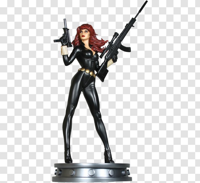 Black Widow Spider-Man Marvel Comics Statue Bowen Designs - Gun Transparent PNG