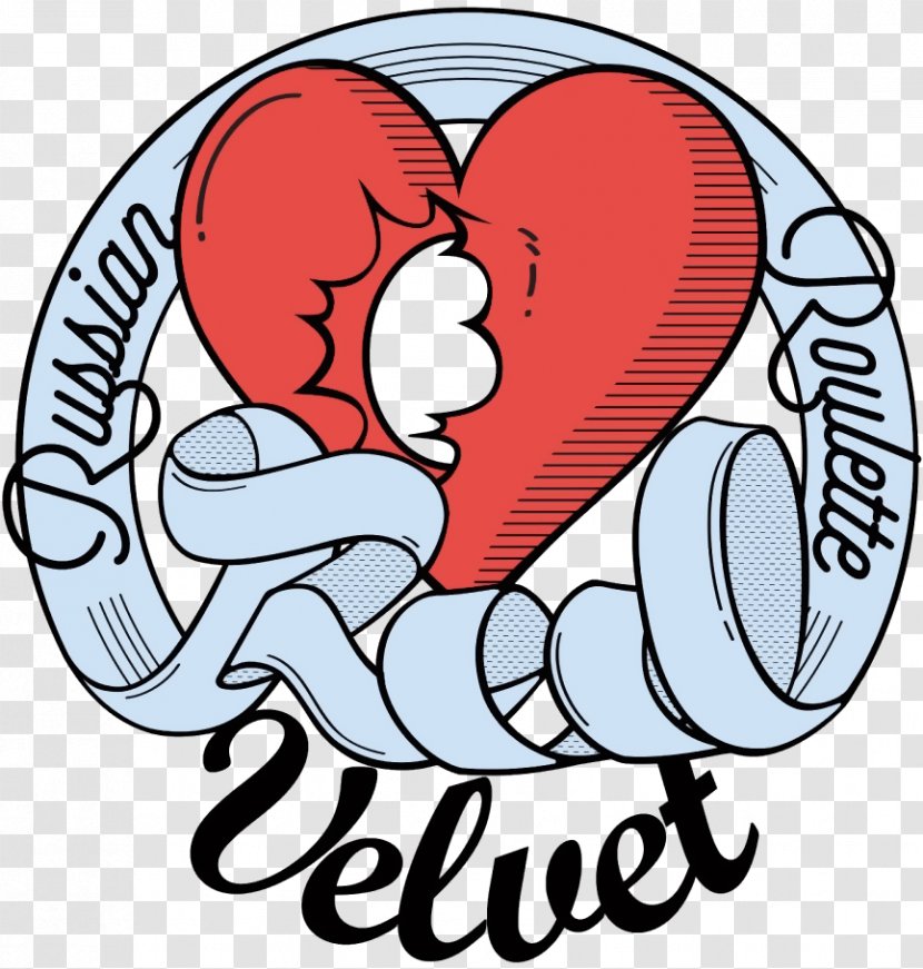 Red Velvet Russian Roulette Logo The Dumb - Flower Transparent PNG