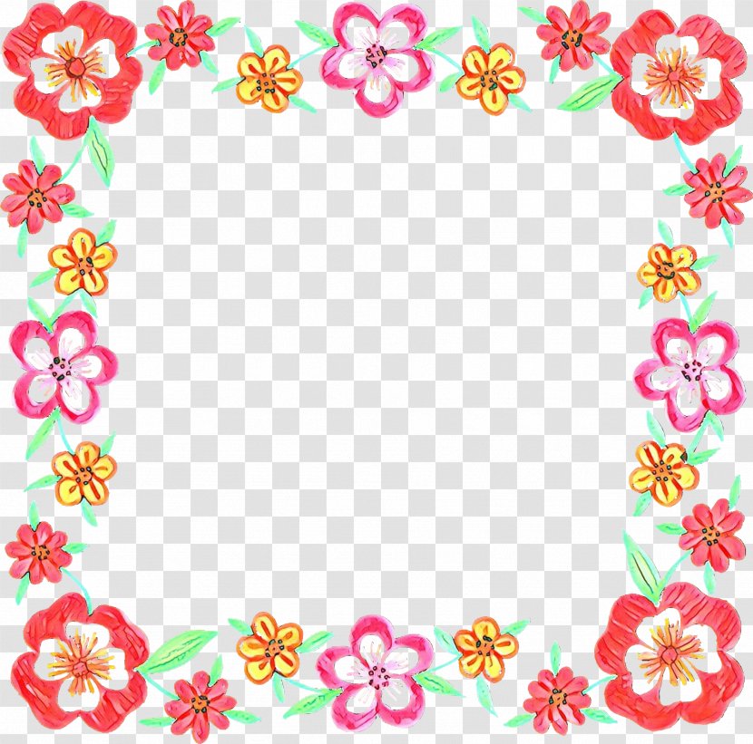 Picture Frames Clip Art Floral Design Flower Photo Frame - Pink Transparent PNG