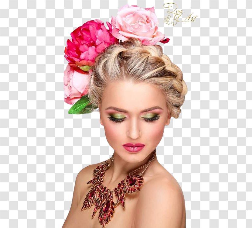 Flower Cosmetics Hair Woman Clothing Accessories - Silhouette Transparent PNG