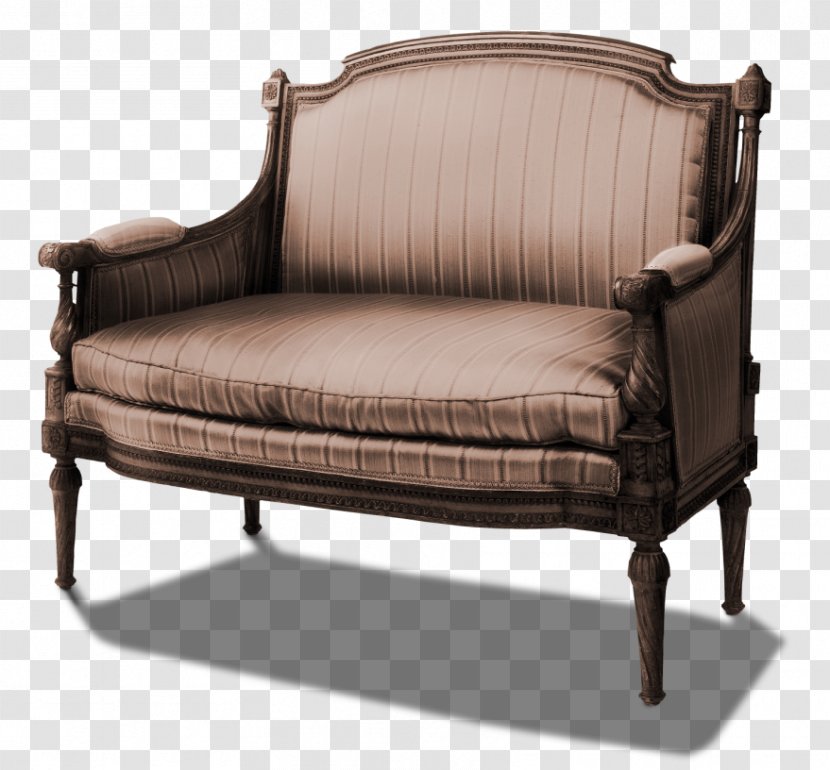 Loveseat Furniture Clip Art - Transparent Vintage Seat Picture Transparent PNG