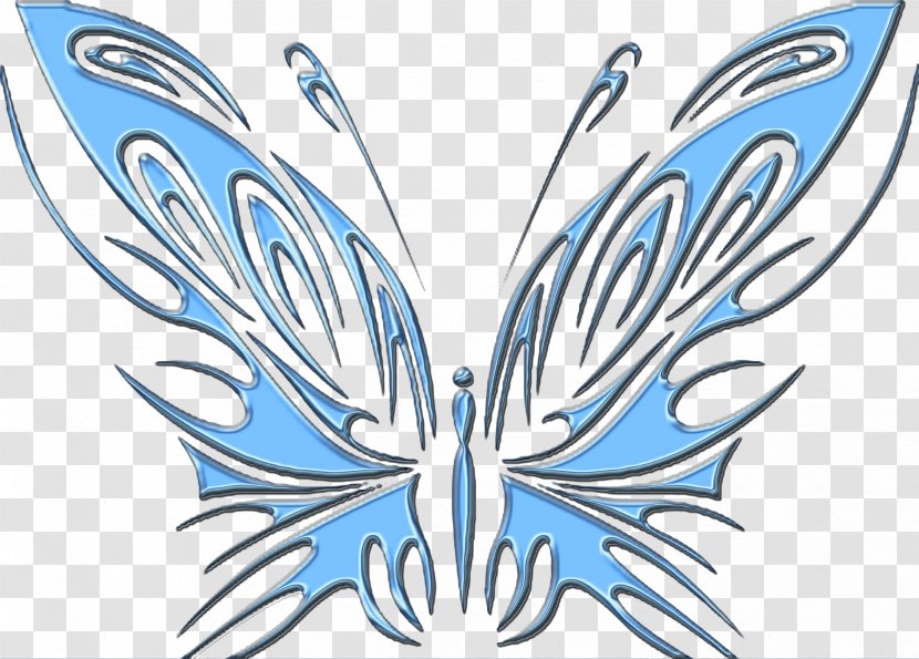 Butterfly Icon - Constellation - Blue Transparent PNG