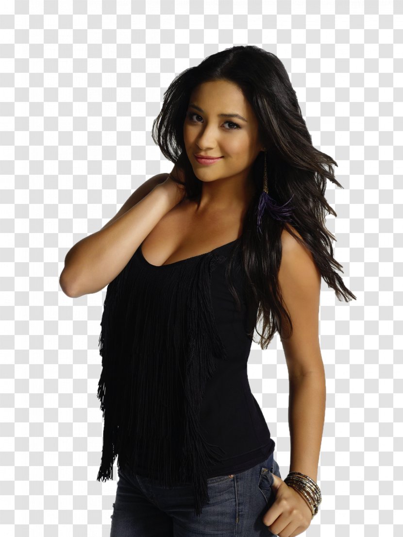 Shay Mitchell Pretty Little Liars Emily Fields Spencer Hastings Mona Vanderwaal - Silhouette Transparent PNG