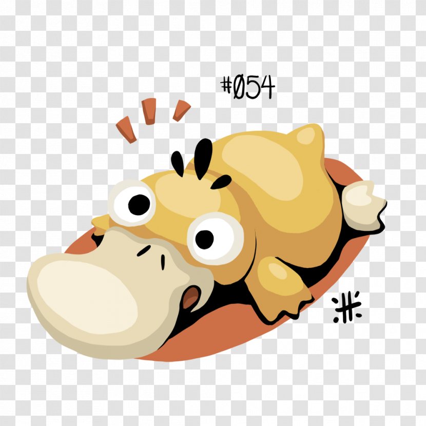 Psyduck Fan Art Pokémon - Food - Pokemon Transparent PNG