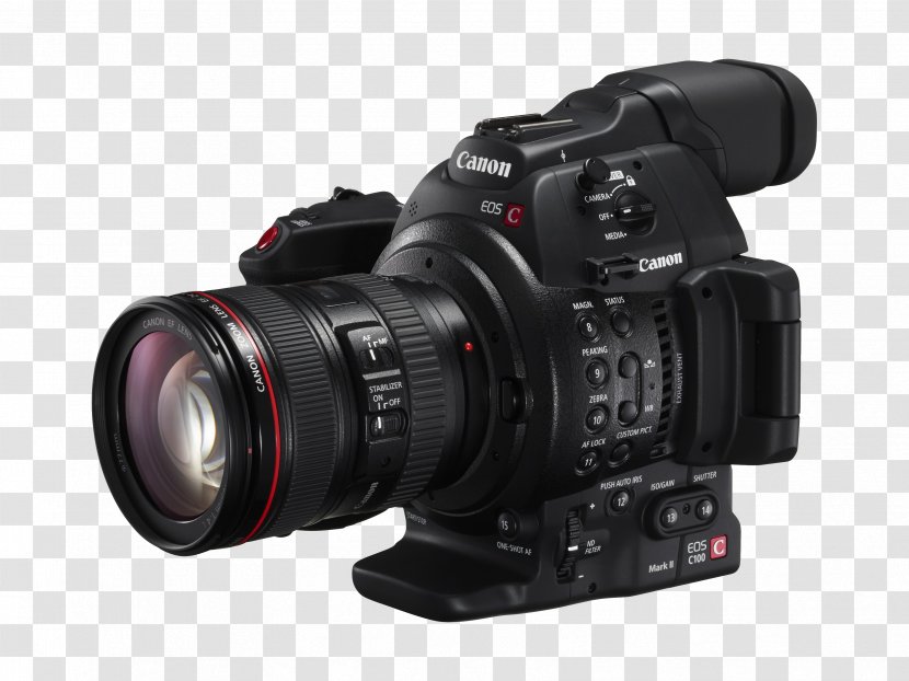 Canon EOS 5D Mark II C100 C300 EF Lens Mount - Camera Transparent PNG