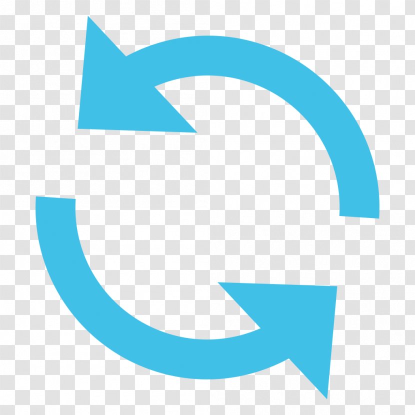 Emoji Instant Replay Sport Symbol Logo - Aqua - Arrows Transparent PNG