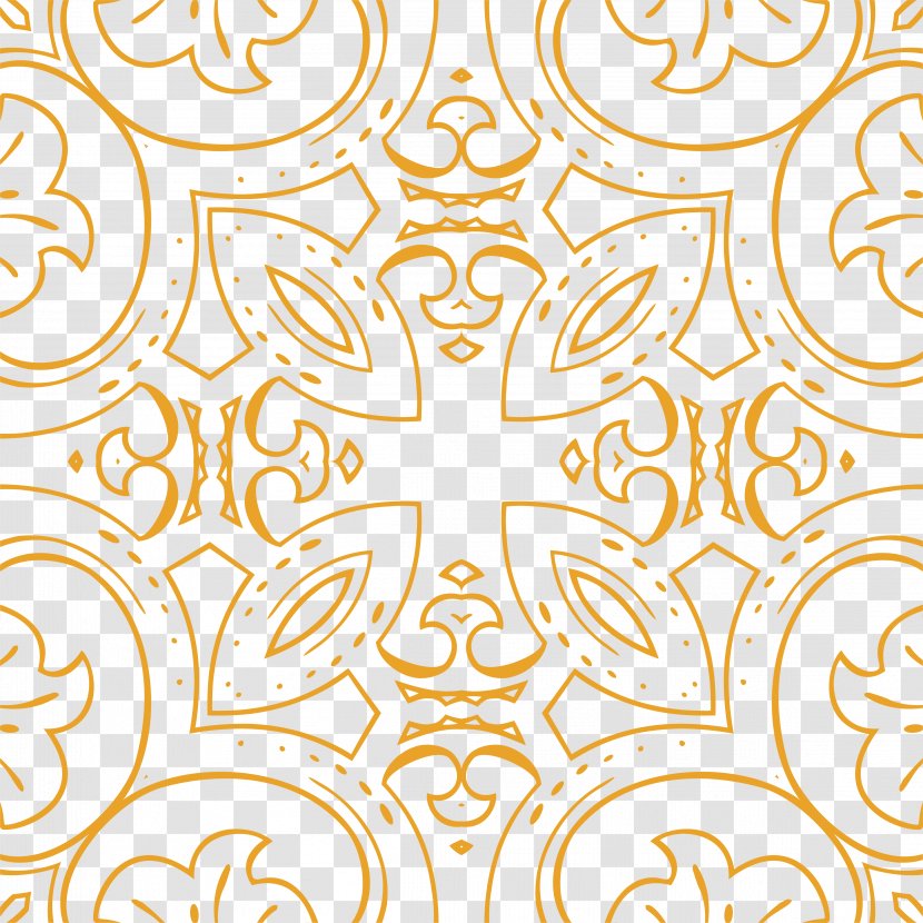 Visual Arts Symbol Euclidean Vector Icon - Yellow Transparent PNG