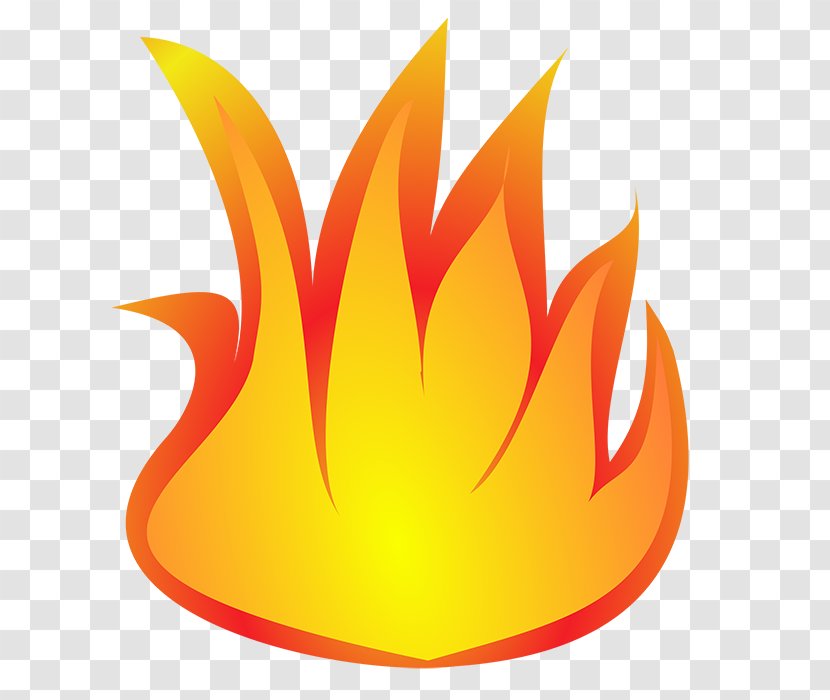 Flame Fire Clip Art - Website - Simple Cartoon Flames Transparent PNG