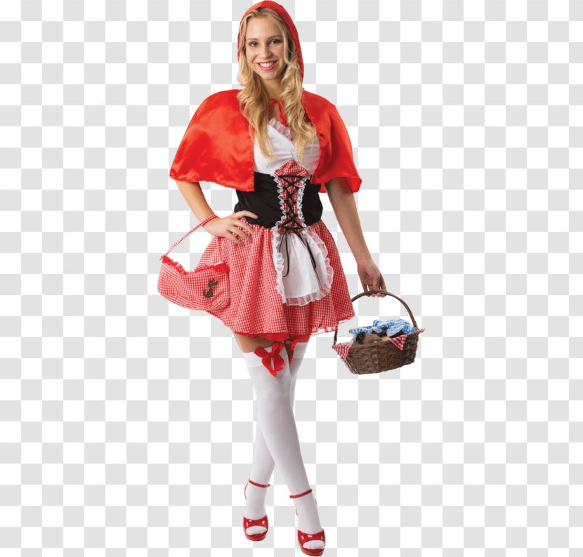 Little Red Riding Hood Costume Party Dress - Clothing Transparent PNG