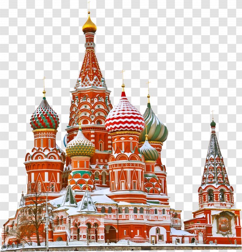 Saint Basils Cathedral Red Square Moscow Kremlin Petersburg Tour Of - Russian Orthodox Church - In Transparent PNG