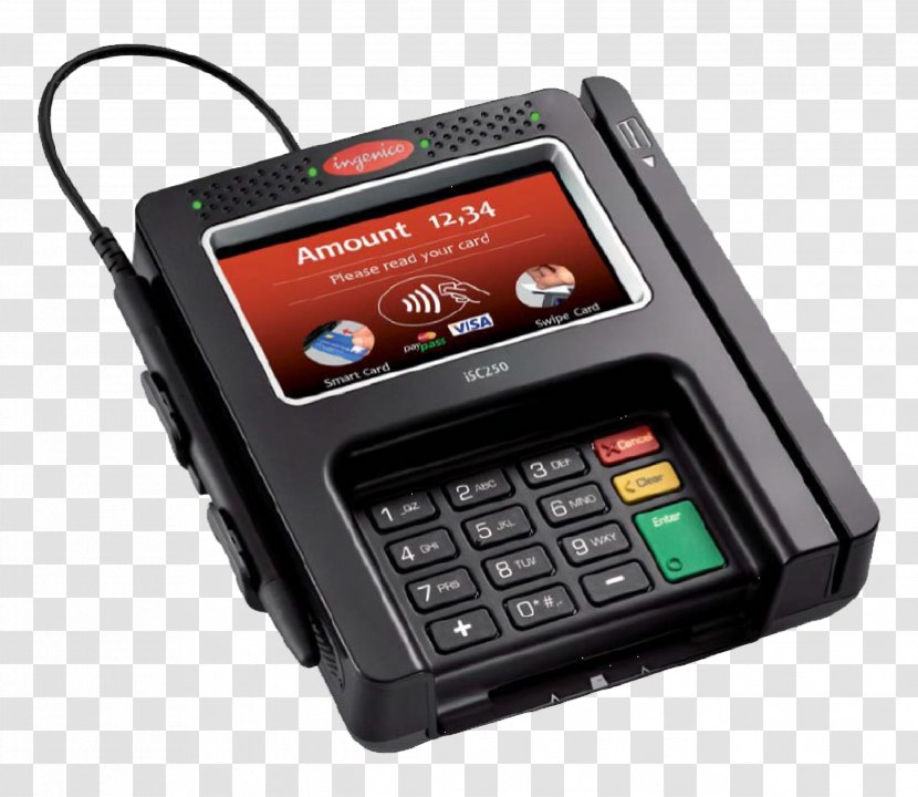 Payment Terminal EMV PIN Pad Point Of Sale Ingenico - Technology - Atm Transparent PNG