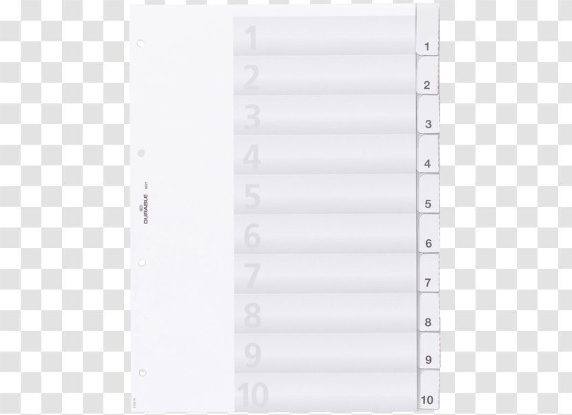 Rectangle - White - Durable Transparent PNG