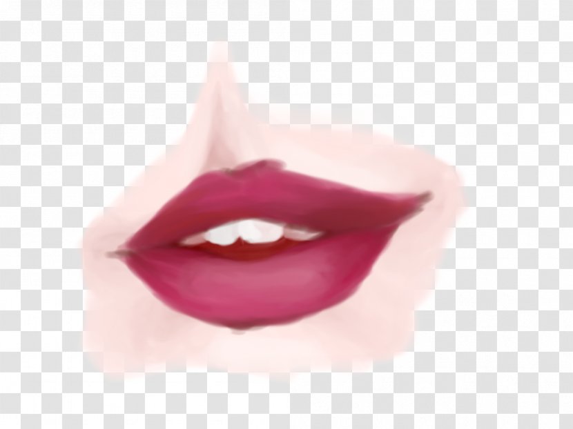 Lip Gloss Close-up Magenta - Close Up - Warm-up Transparent PNG