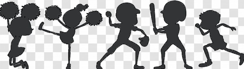 Silhouette - Athlete - Cheering Transparent PNG