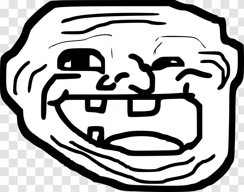 Line Art YouTube Clip - Facial Expression - Troll Transparent PNG