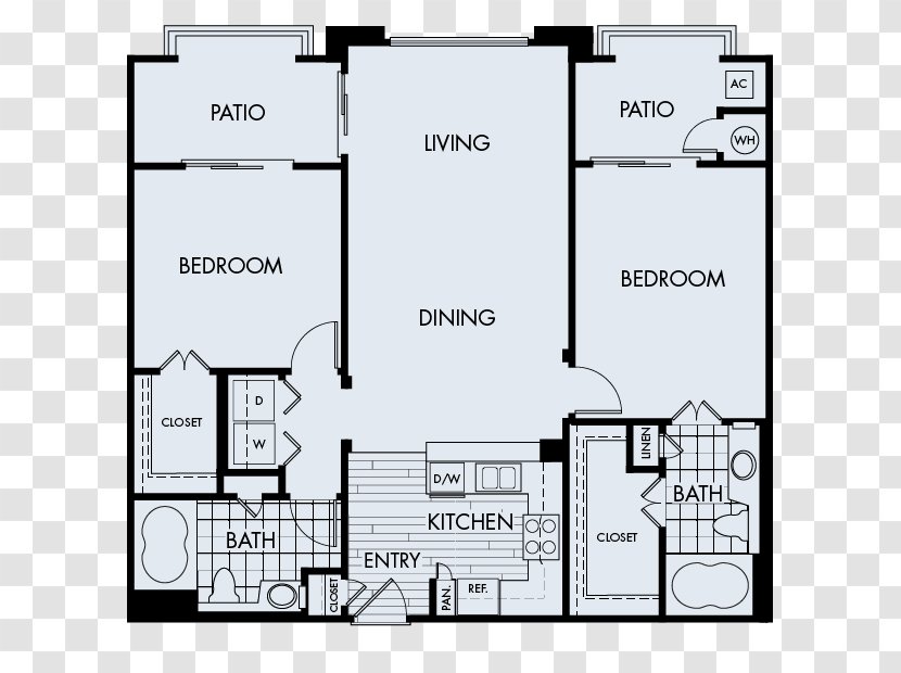 Floor Plan Gramercy Park Cooperative Of Plymouth City Lights At Town Center Apartments House - Square Foot Transparent PNG