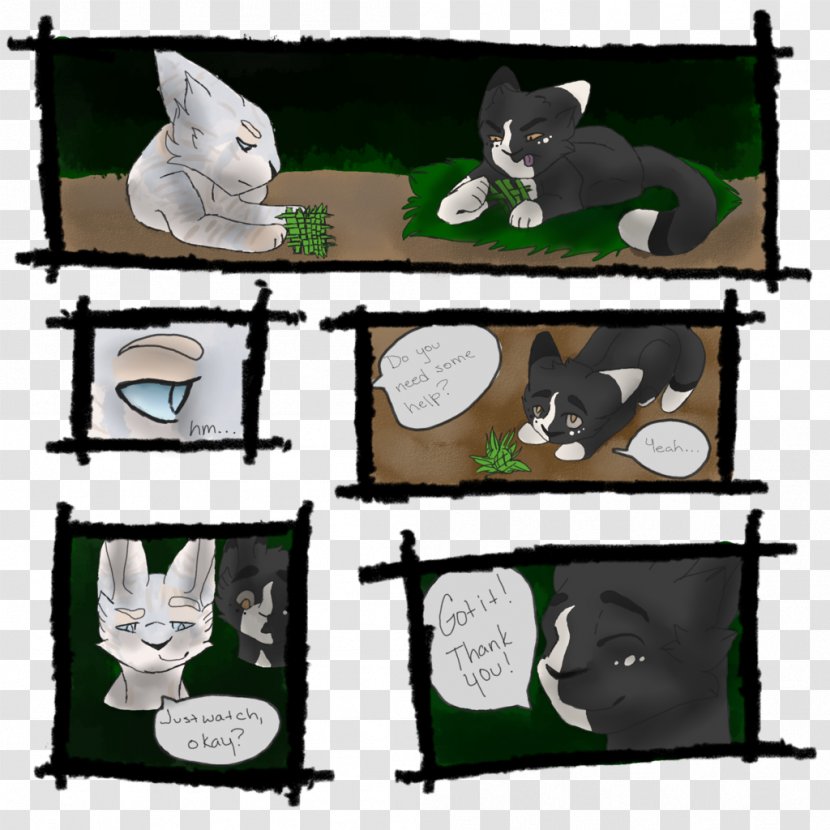 Animated Cartoon - Cat Like Mammal - Help Me Transparent PNG