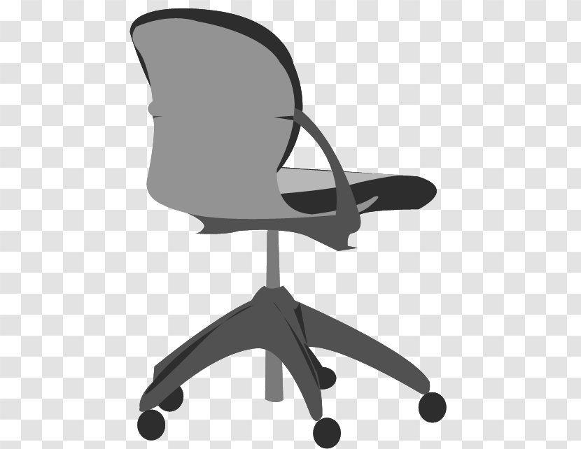 Office Chair Sitting Purple - White - Seat Transparent PNG