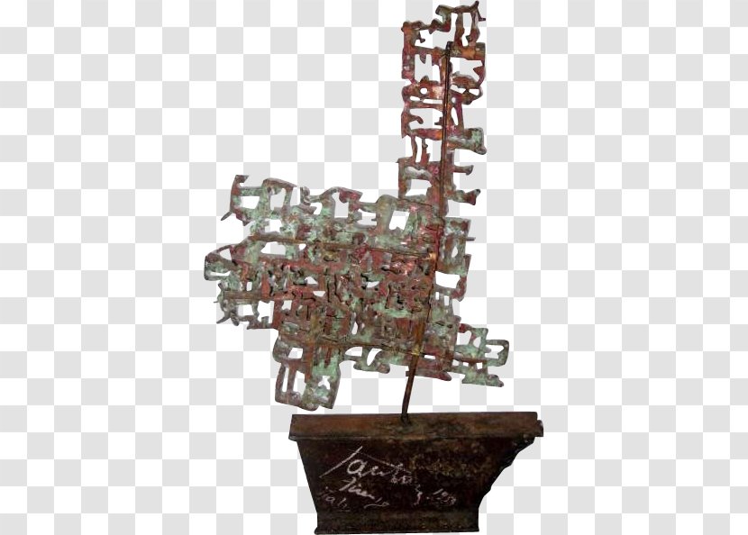 Modern Sculpture Bronze Statue Brutalist Architecture - Artist - SCULPTURE TOP VIEW Transparent PNG