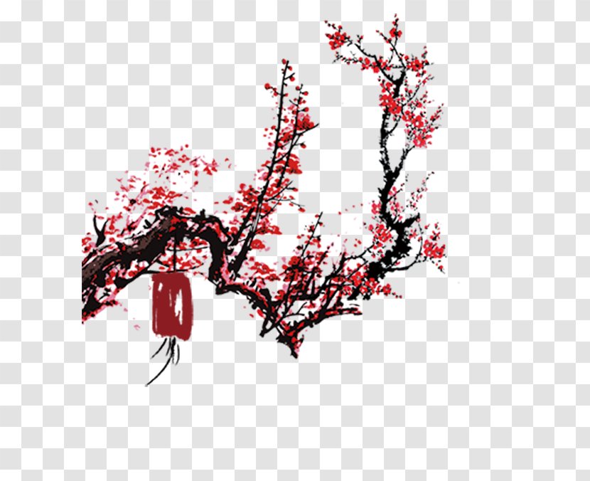 China Chinese New Year Red Envelope Mudah.my Dance - Petal - Plum Tree Transparent PNG