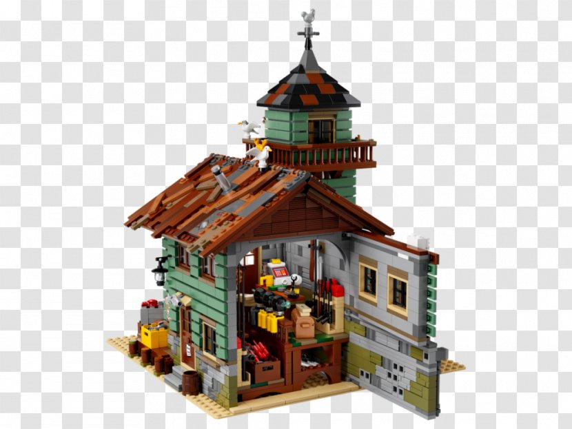 Lego Ideas Amazon.com LEGO 21310 Old Fishing Store Toy Transparent PNG