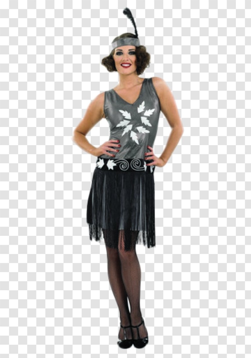 Costume Party 1920s Cocktail Dress - Frame Transparent PNG