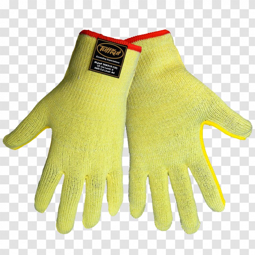 Cut-resistant Gloves Yellow - Safety Glove - Design Transparent PNG