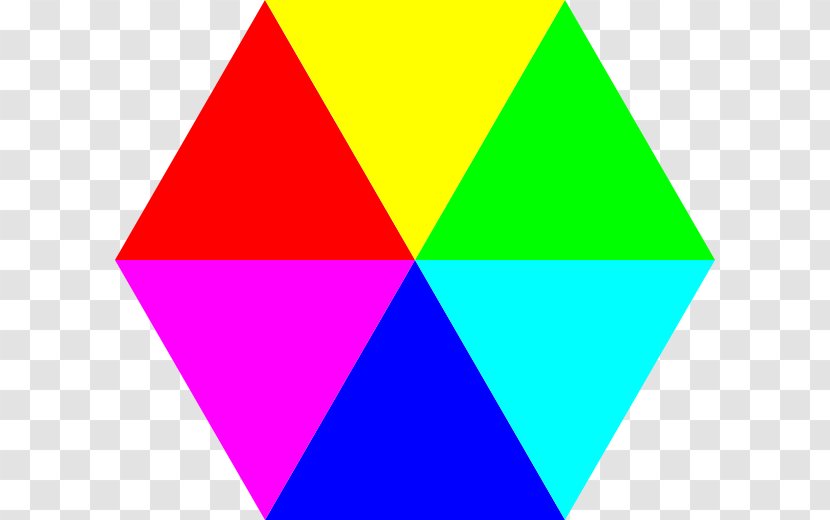 Hexagon Triangle Shape Clip Art - Magenta - Colors Transparent PNG