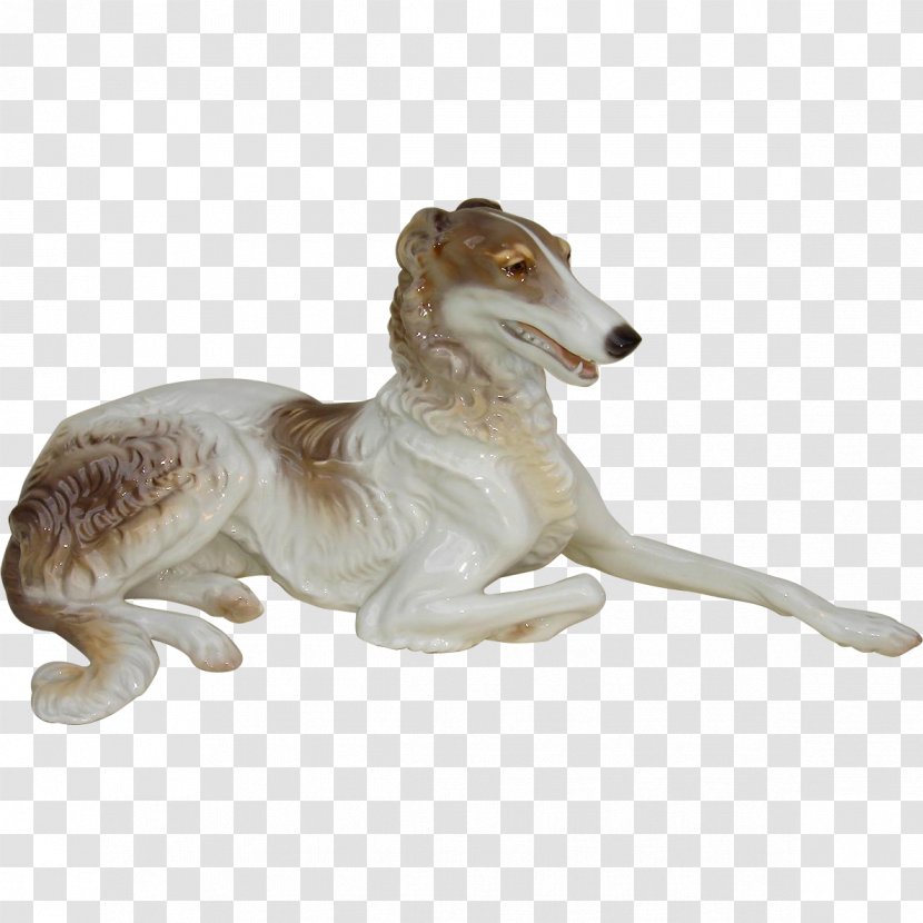 Borzoi Figurine Irish Wolfhound Porcelain Dog Breed - Ceramic - Pottery Transparent PNG
