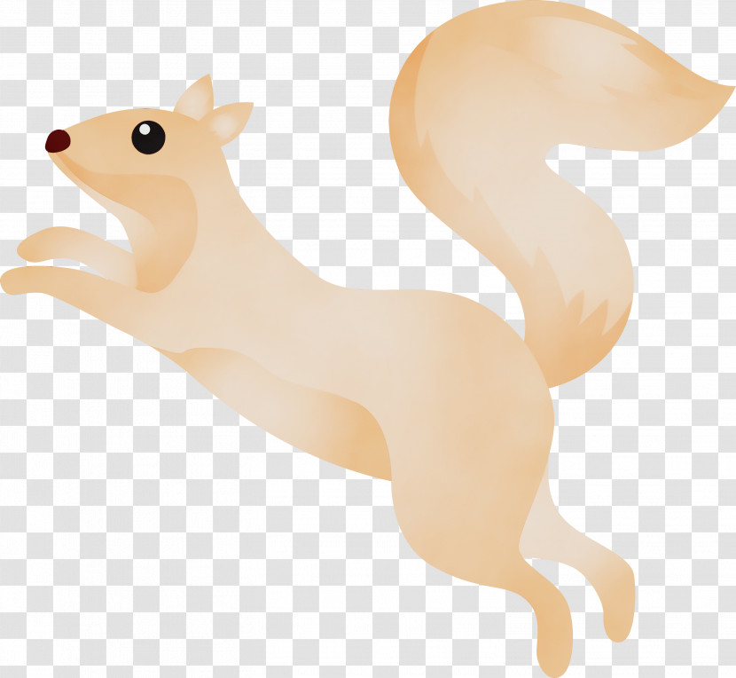 Animal Figure Squirrel Tail Fawn Transparent PNG
