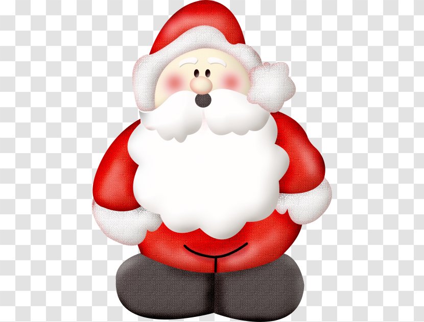 Christmas Card Background - Santa Claus - Cartoon Transparent PNG