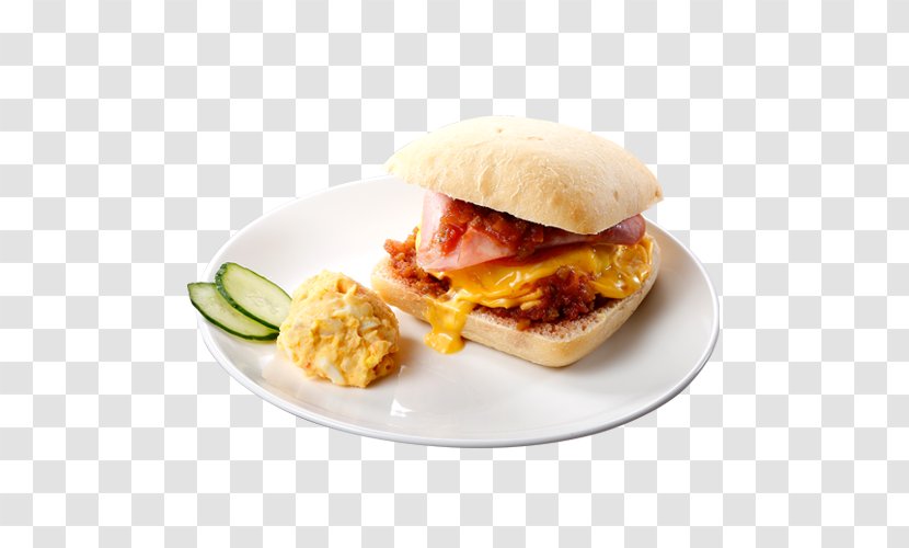 Breakfast Sandwich Slider Cheeseburger Buffalo Burger Montreal-style Smoked Meat - American Food Transparent PNG