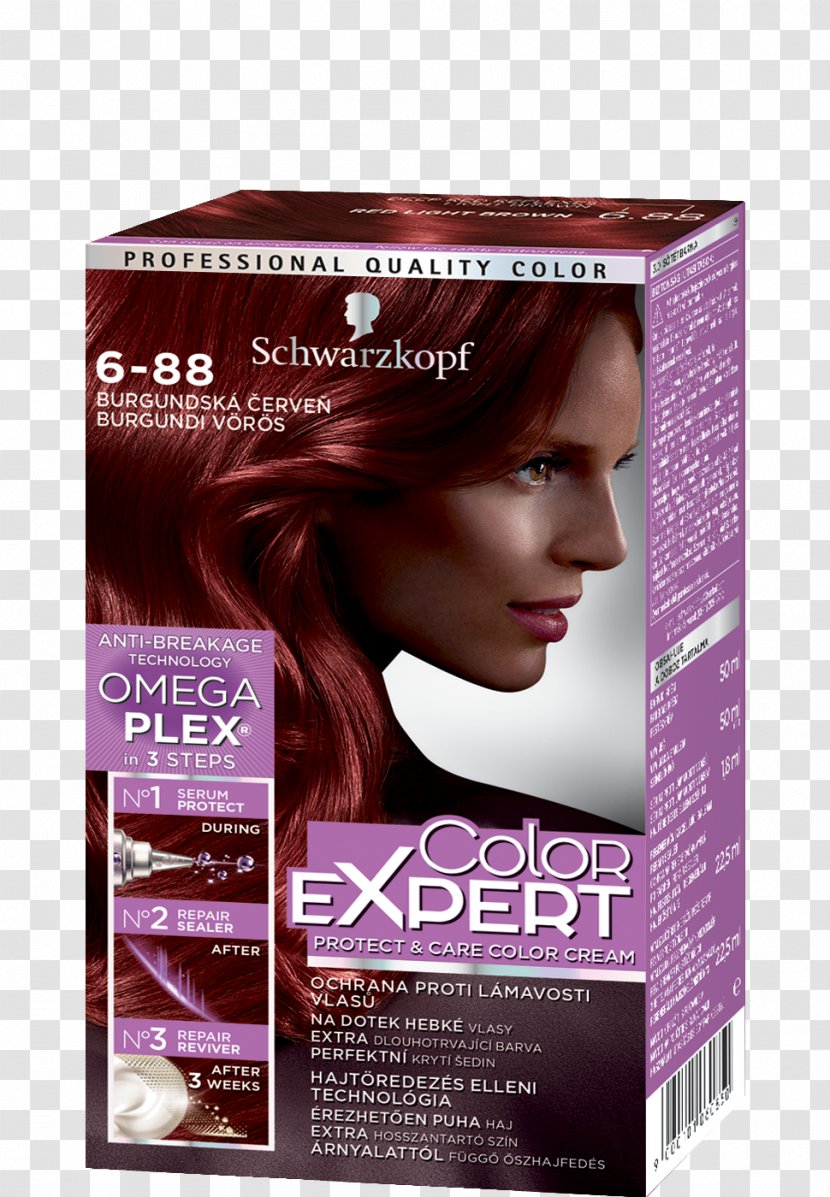 Hair Coloring Schwarzkopf Red Permanents & Straighteners - Black - Lights Transparent PNG