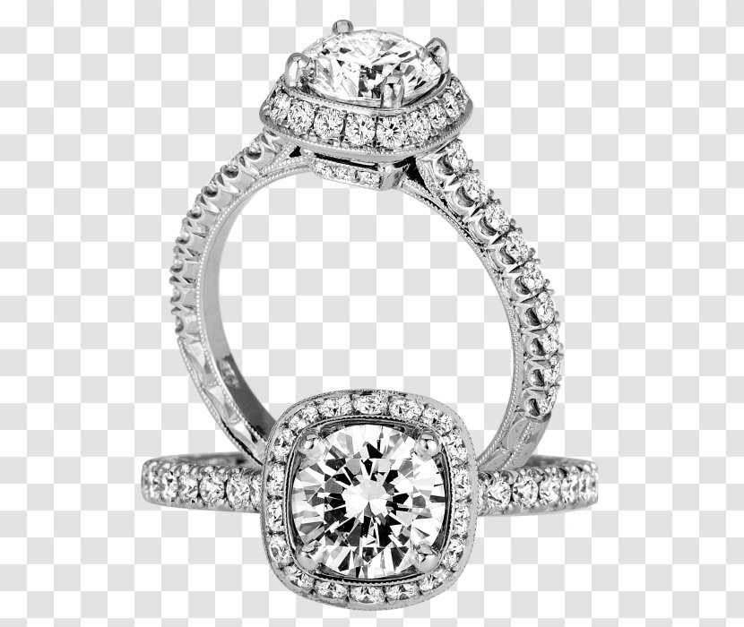 Wedding Ring Engagement Diamond Cut - Body Jewelry - Creative Rings Transparent PNG
