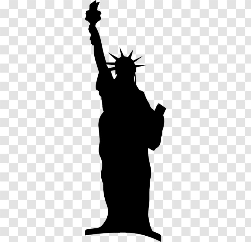 Statue Of Liberty Building Silhouette Transparent PNG