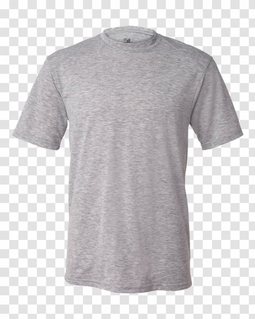 T-shirt Crew Neck Navy Blue Sleeve Grey - T Shirt Transparent PNG
