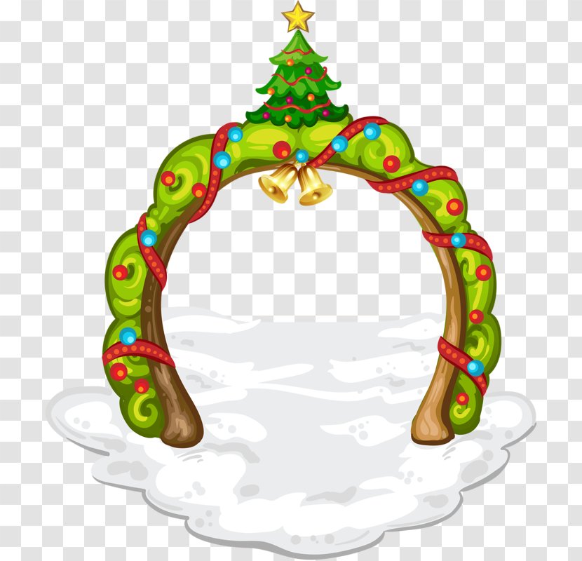 Santa Claus Christmas Tree Cartoon - Arc Transparent PNG