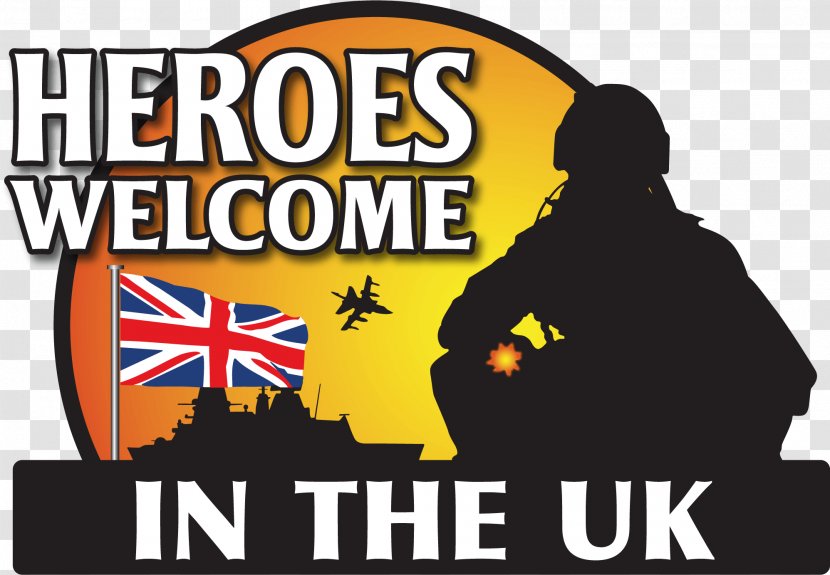 Logo United Kingdom Heroes Welcome UK British Armed Forces Organization Transparent PNG