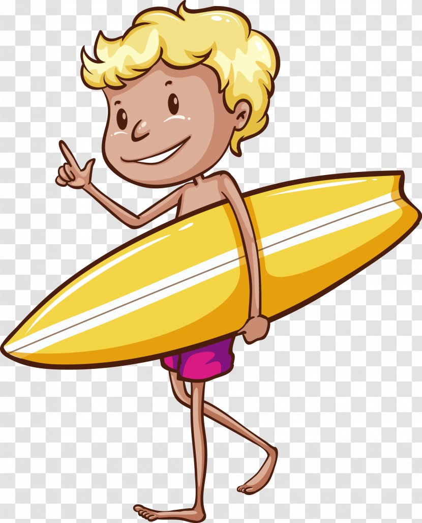 Surfing Drawing Royalty-free Illustration - Smile - Teenage Canoeing Casual Race Transparent PNG