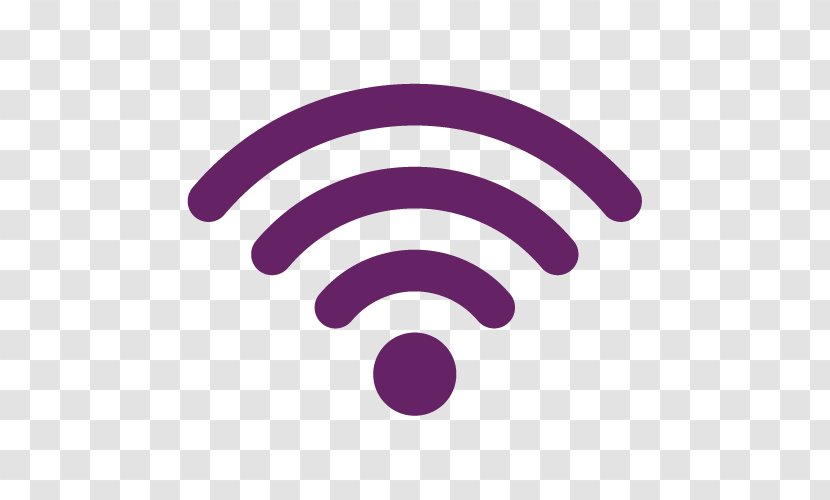 Wi-Fi Wireless Symbol - Violet Transparent PNG