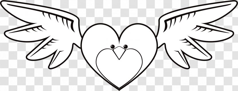 Drawing Love Heart - Line Transparent PNG