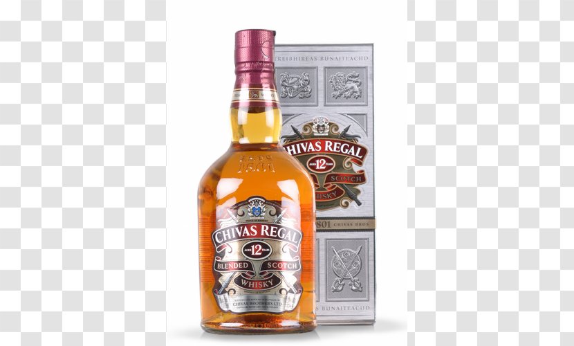Chivas Regal Blended Whiskey Scotch Whisky Distilled Beverage - Alcoholic Transparent PNG