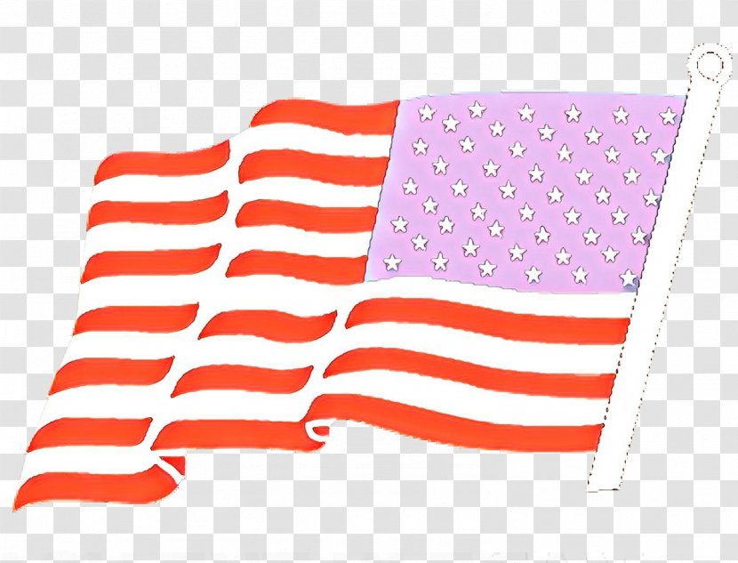 Flag Cartoon - White - Of The United States Pink Transparent PNG