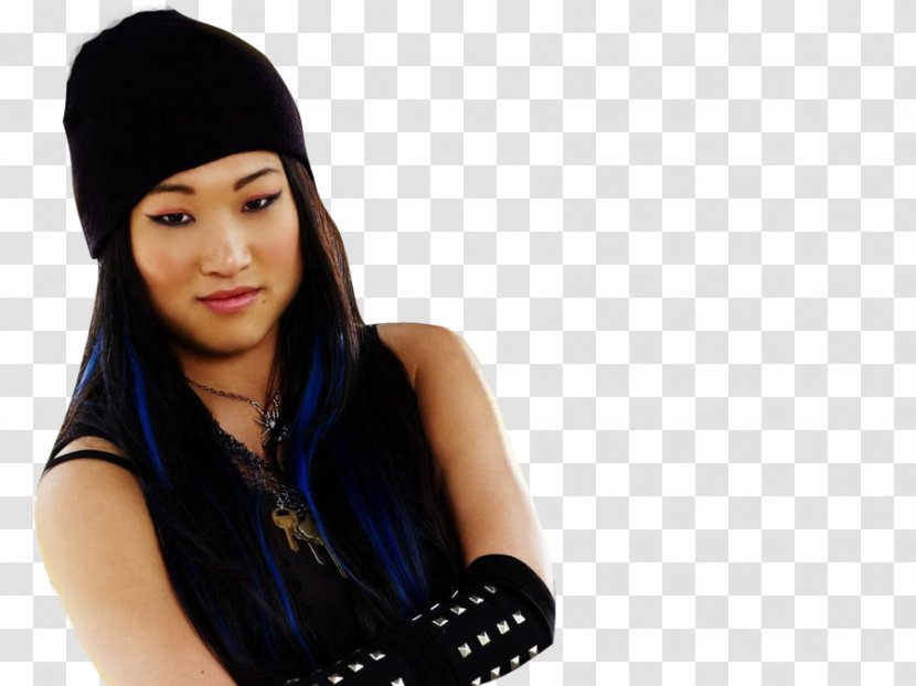 Glee Tina Cohen-Chang Beanie Black Hair - Music Artist Transparent PNG