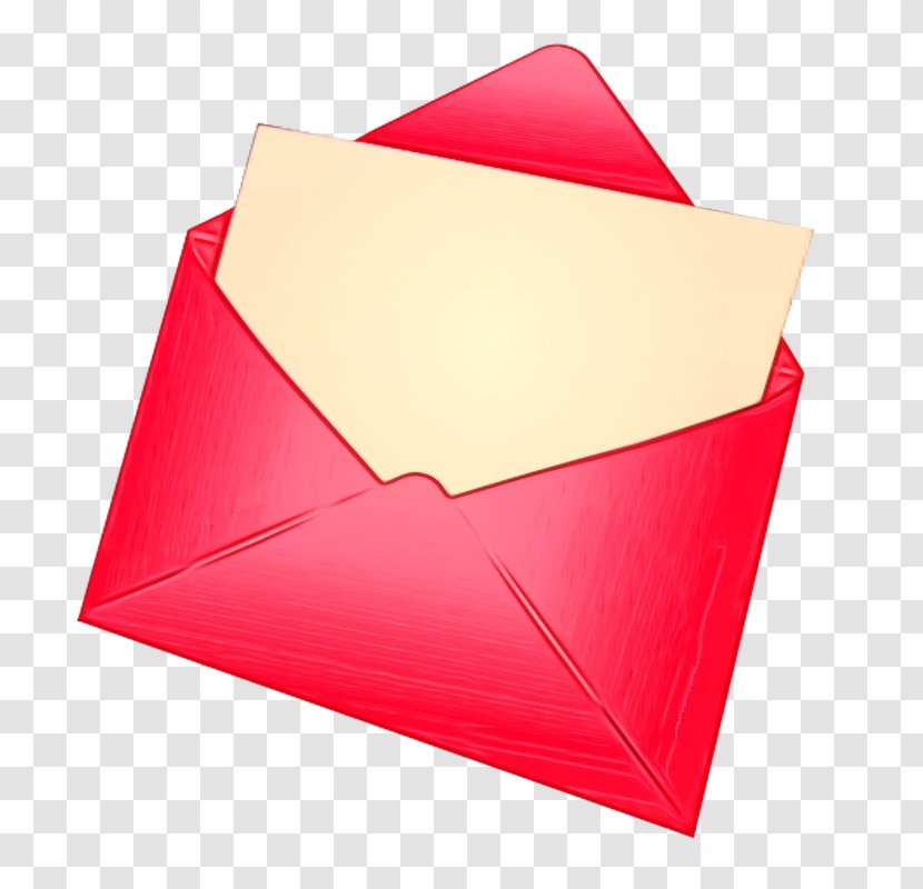 Envelope - Wet Ink - Triangle Mail Transparent PNG