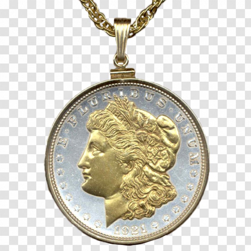 Dollar Coin Locket Morgan Medal - Mint Transparent PNG