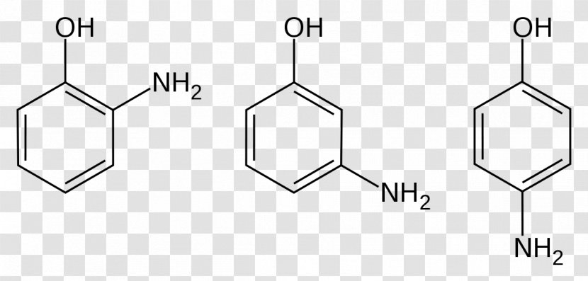 4-Aminophenol 3-Aminophenol 2-Aminophenol Isomer Aminofenol - Structural - Aminophenol Transparent PNG