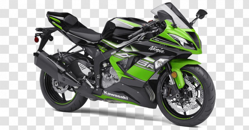 Kawasaki Ninja ZX-14 ZX-6R Motorcycles - Automotive Exhaust - Motorcycle Transparent PNG